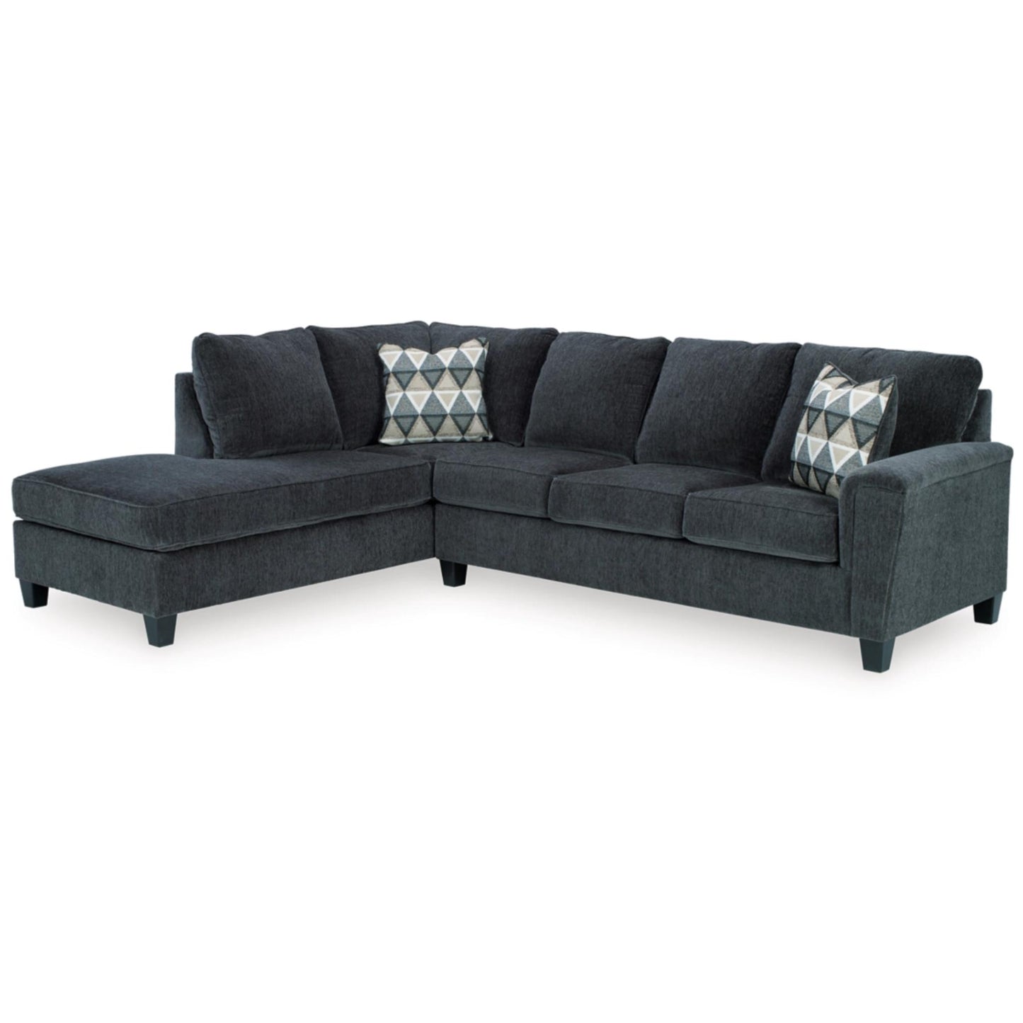 Abinger 2-Piece Sleeper Sectional with Chaise - Smoke