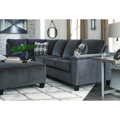 Abinger Smoke 2-Piece Sectional with Chaise
