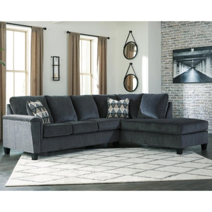 Abinger 2-Piece Sleeper Sectional with Chaise - Smoke