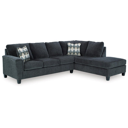 Abinger Smoke 2-Piece Sectional with Chaise