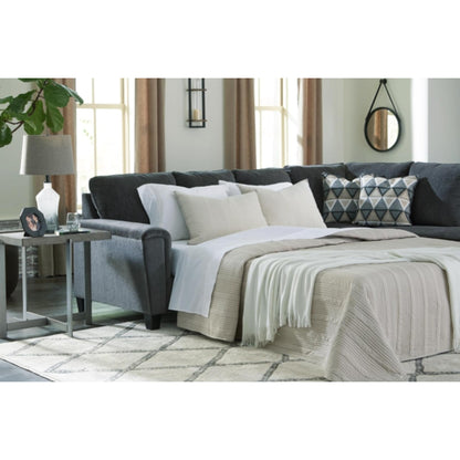 Abinger 2-Piece Sleeper Sectional with Chaise - Smoke
