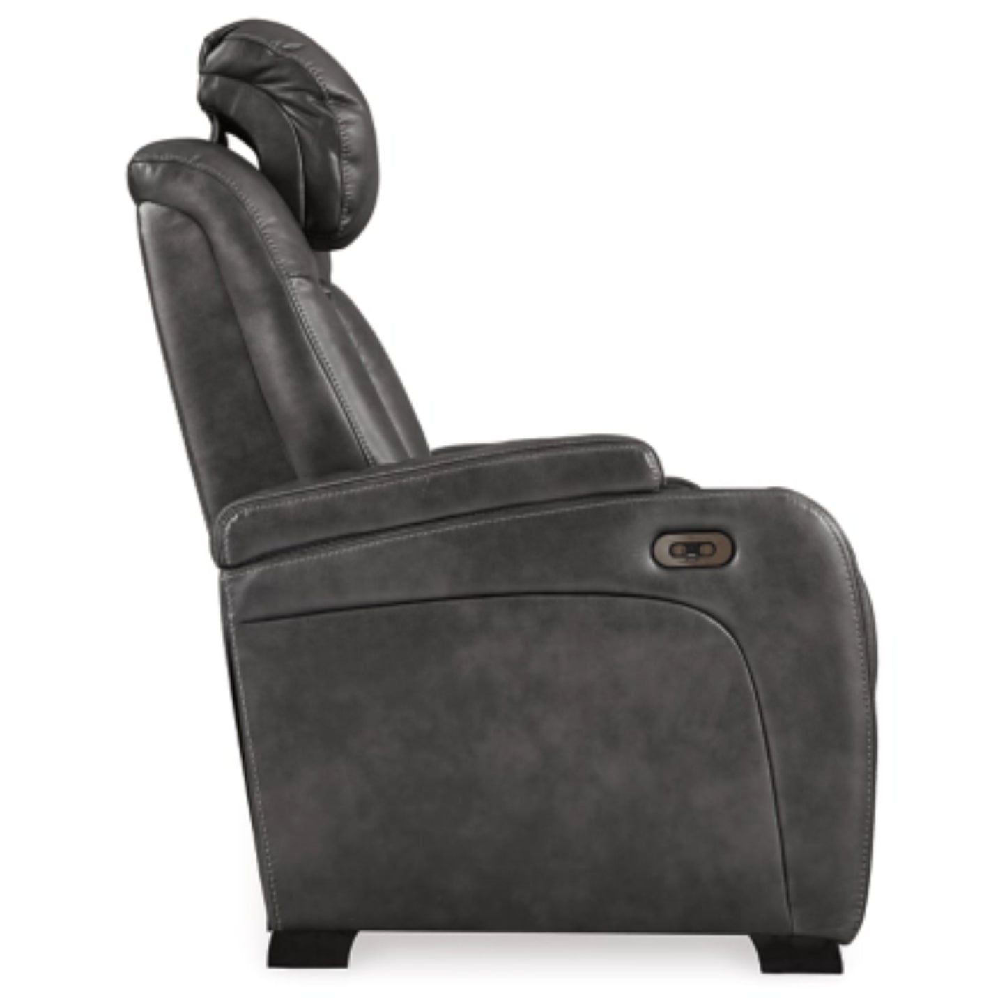 Turbulance Power REC Loveseat/CON/ADJ HDRST - Quarry