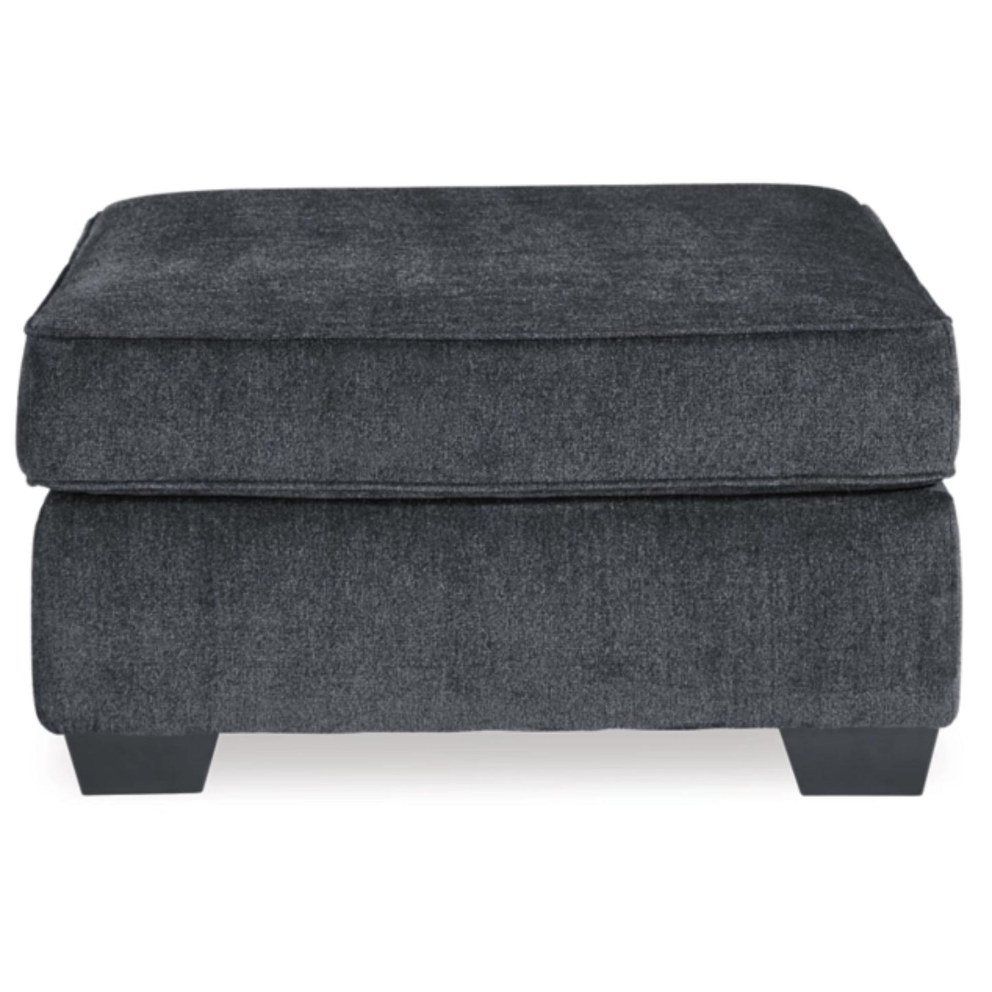 Altari Oversized Accent Ottoman - Slate / Alloy