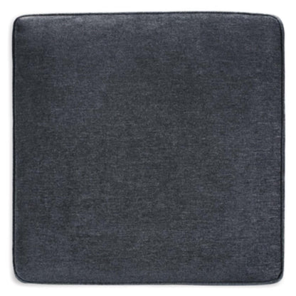 Altari Oversized Accent Ottoman - Slate / Alloy