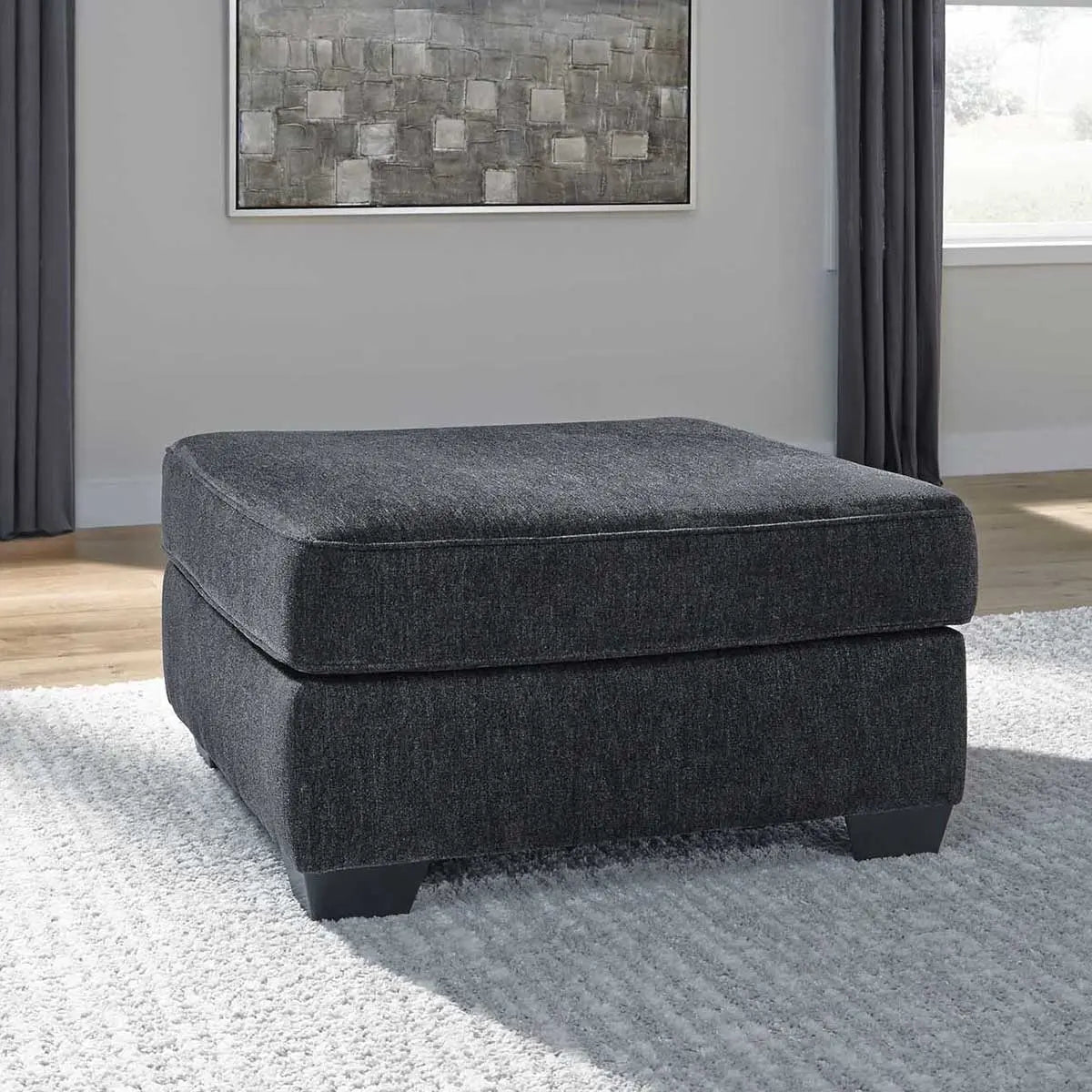 Ashley Altari Oversized Accent Ottoman in Slate