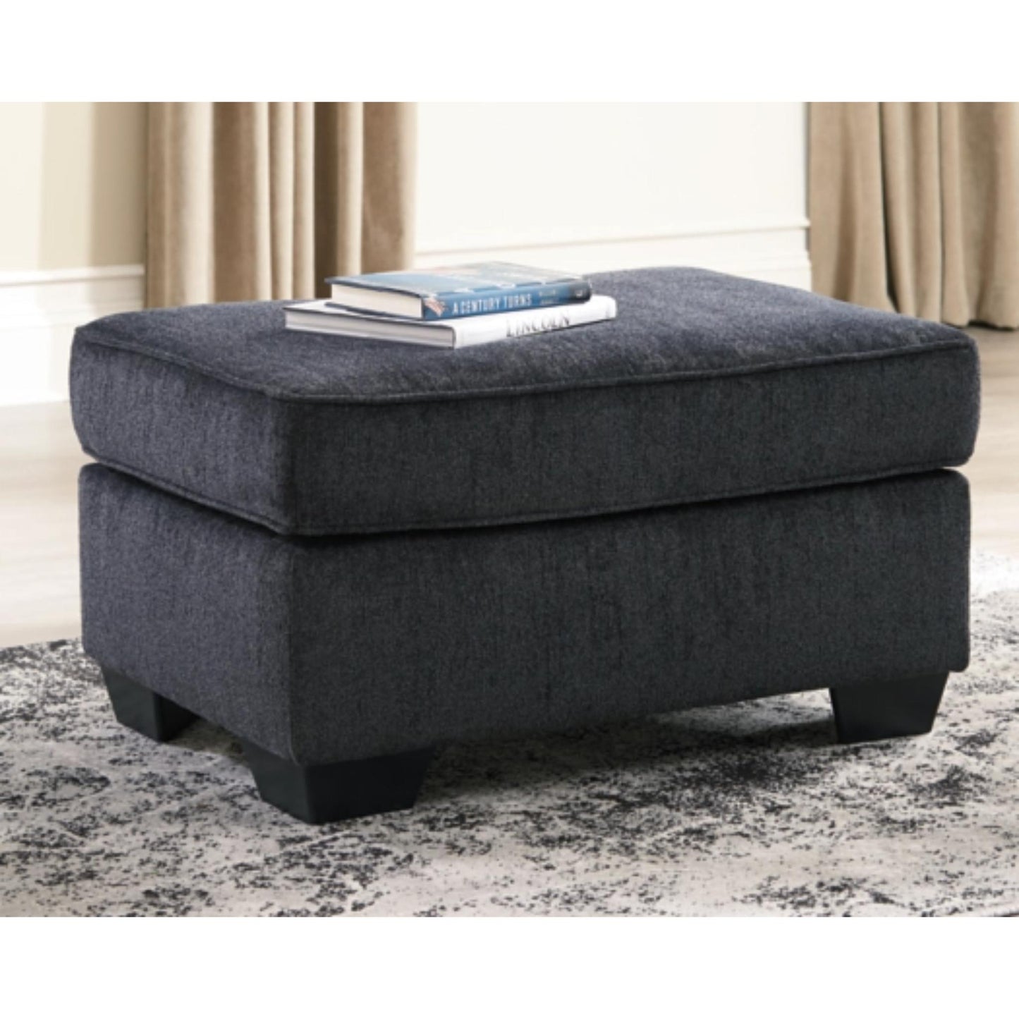 Altari Ottoman - Slate / Alloy