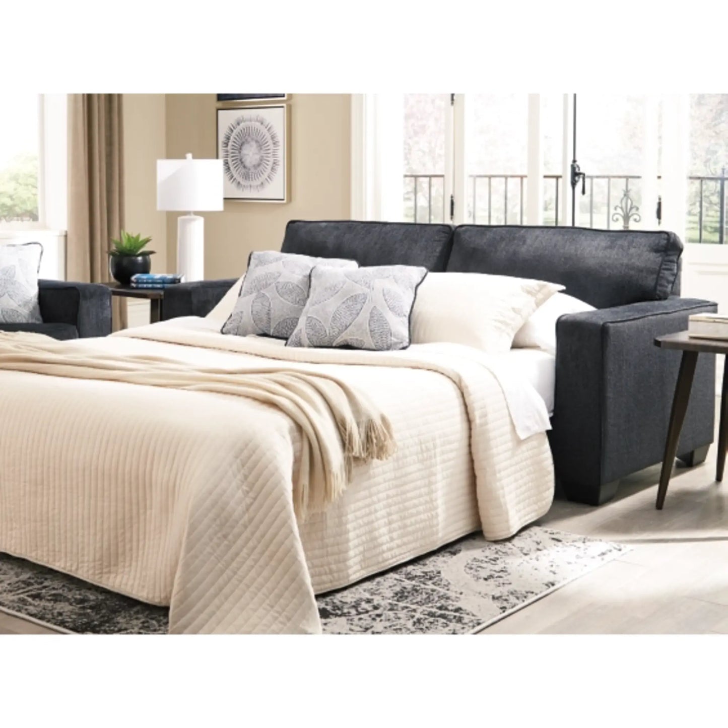 Altari Slate Queen Sofa Sleeper By Ashley