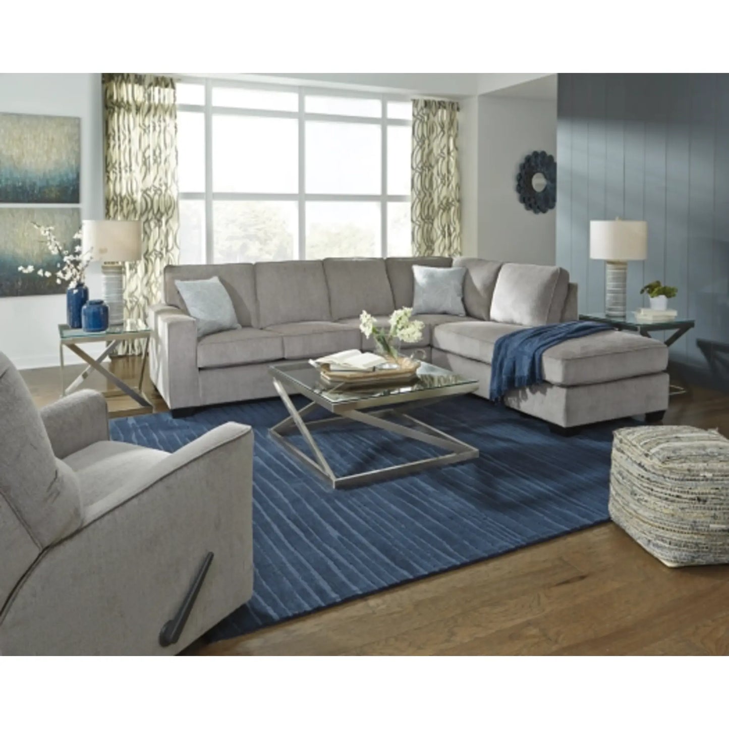 Altari Alloy 2-Piece Sectional By Ashley