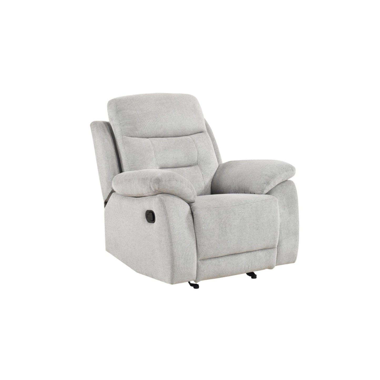 Perris Manual Recliner M9146 - Beige / Pewter