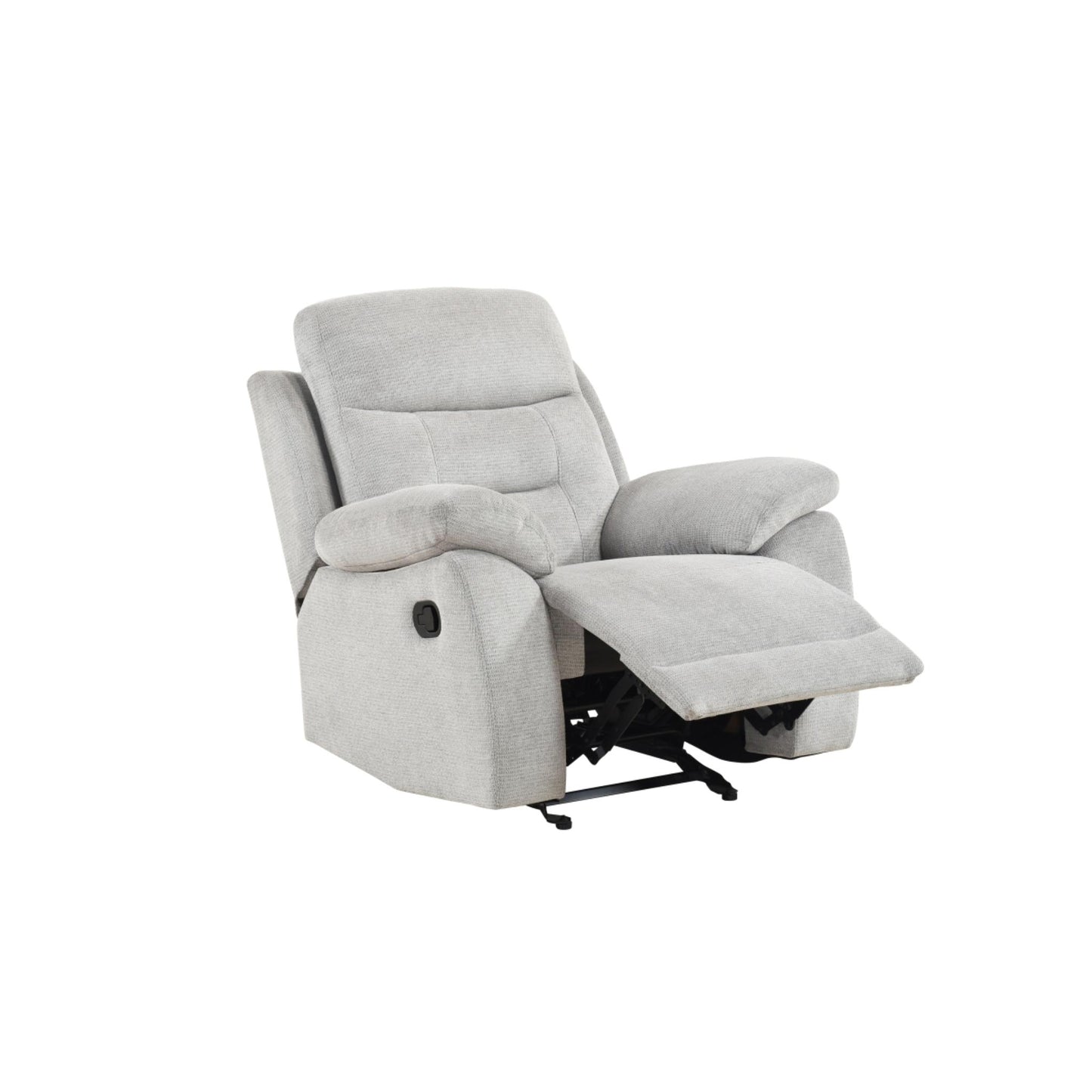 Perris Manual Recliner M9146 - Beige / Pewter