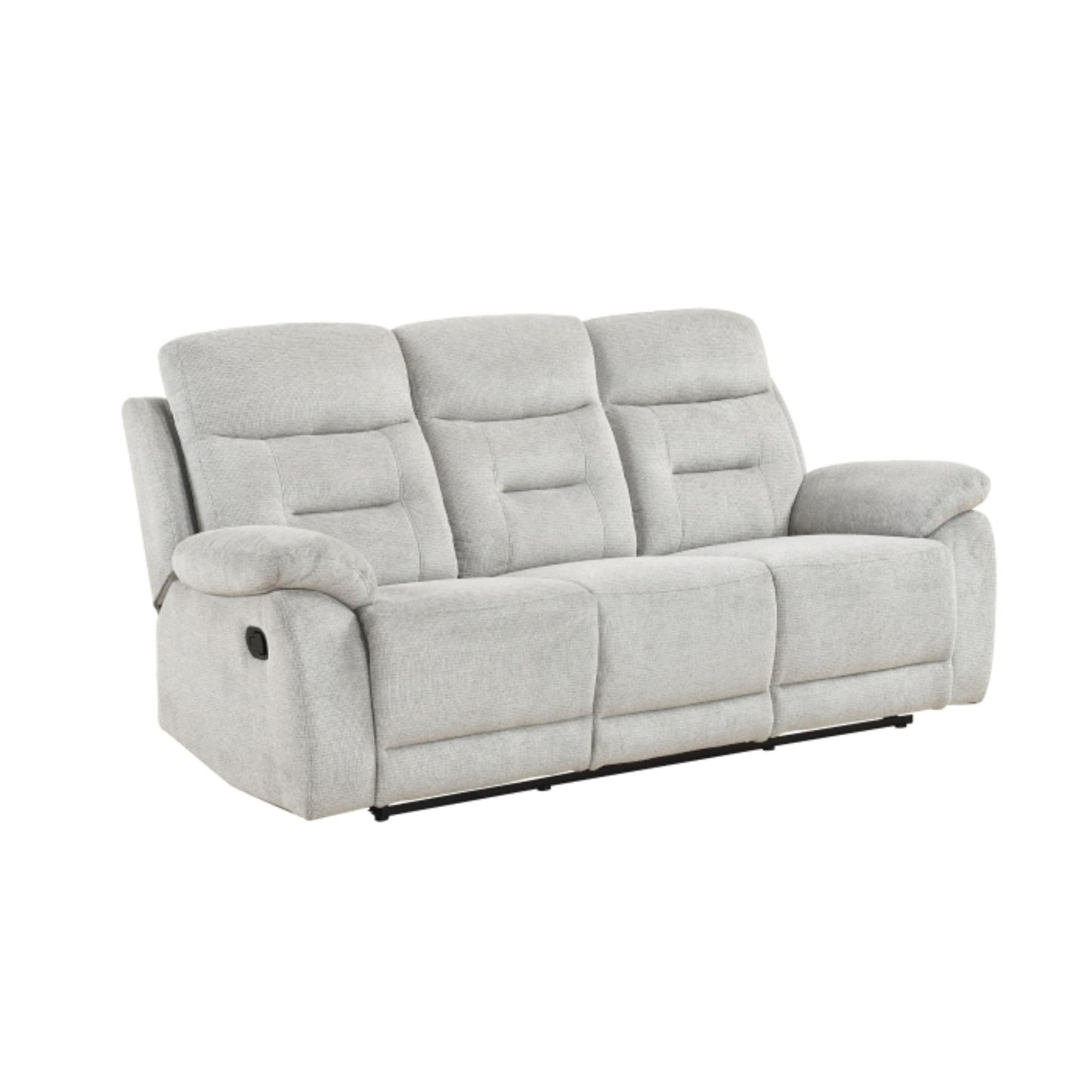 Perris Manual Reclining Sofa M9146 - Beige / Pewter