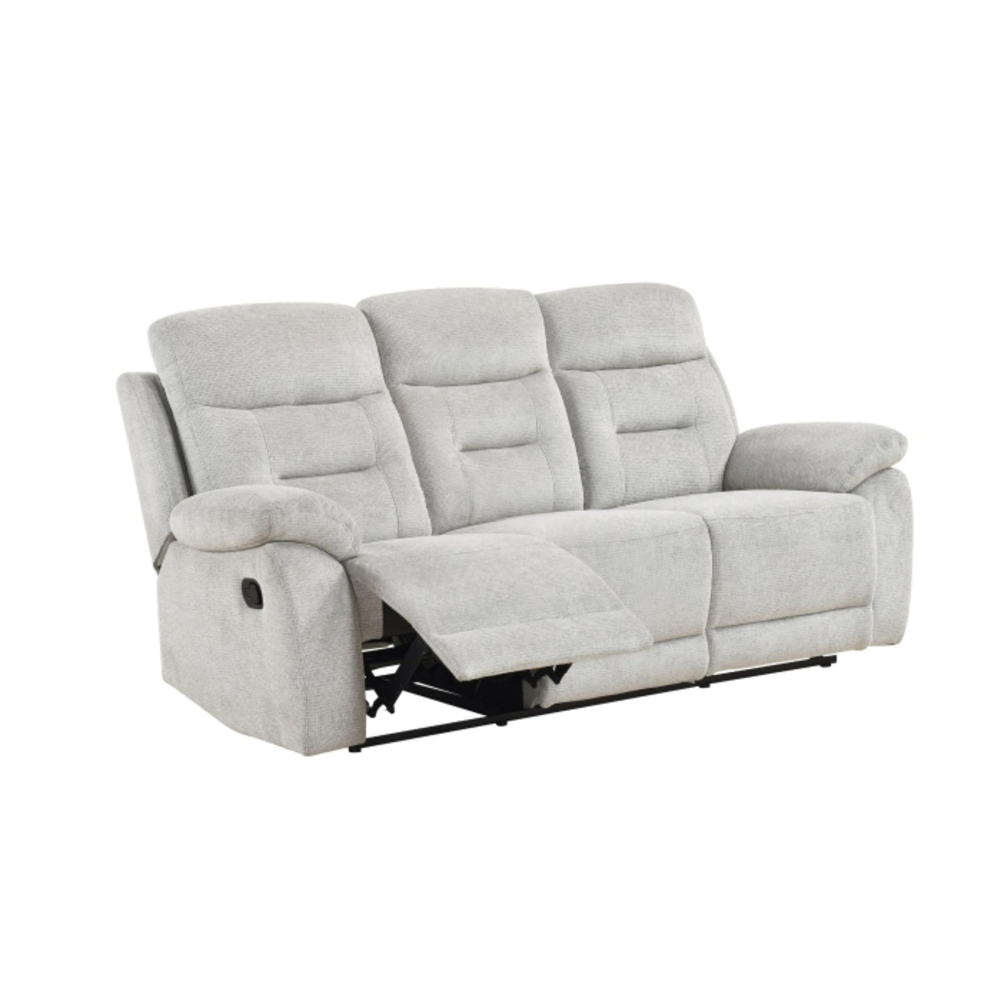 Perris Manual Reclining Sofa M9146 - Beige / Pewter