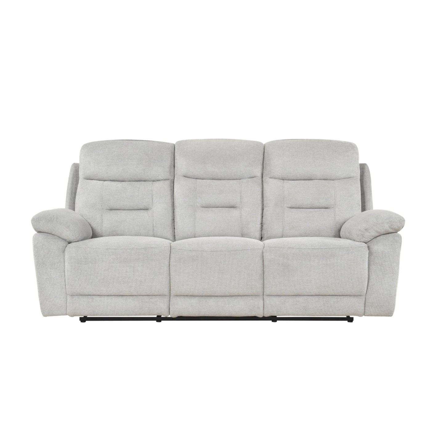 Perris Manual Reclining Sofa M9146 - Beige / Pewter