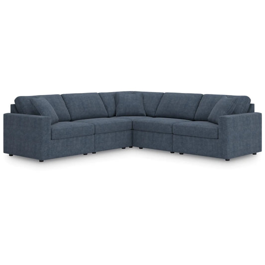 Modmax 5-Piece Modular Sectional -  Ink / Oyster / Granite / Spice