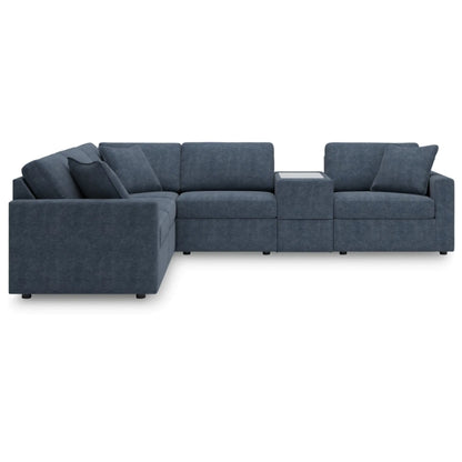 Modmax 6-Piece Modular Sectional - Ink / Oyster / Granite / Spice
