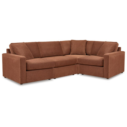 Modmax 4-Piece Modular Sectional - Ink / Oyster / Granite / Spice