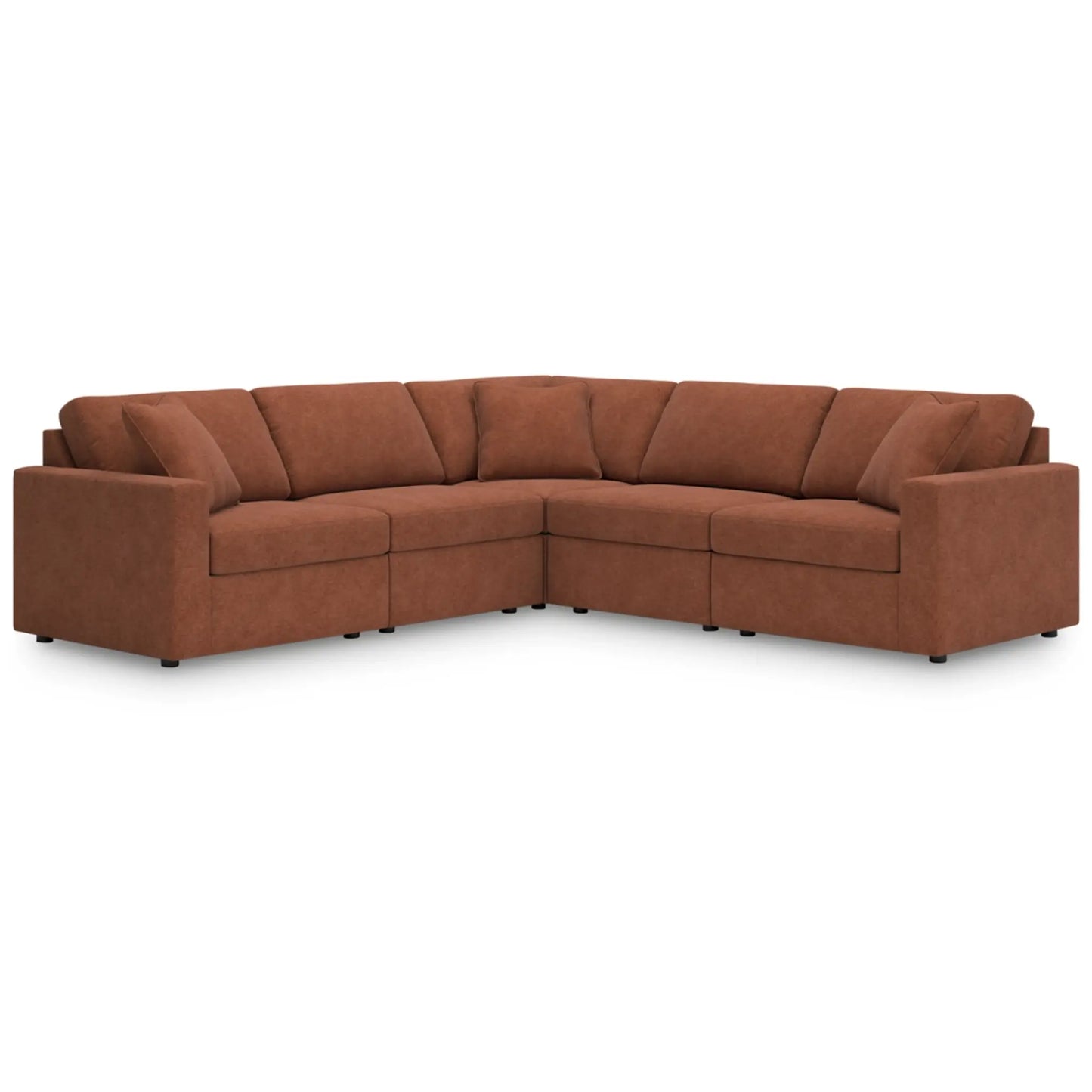Modmax 5-Piece Modular Sectional -  Ink / Oyster / Granite / Spice