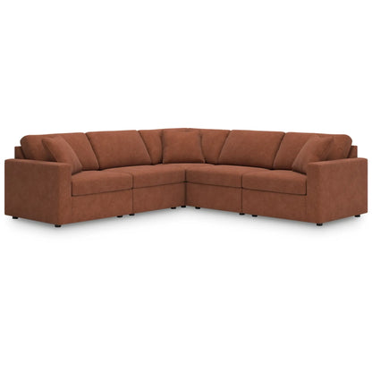 Modmax 5-Piece Modular Sectional -  Ink / Oyster / Granite / Spice