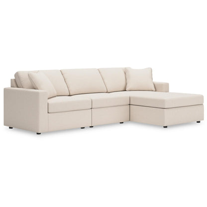 Modmax 3-Piece Modular Sectional with Chaise - Ink / Oyster / Granite / Spice