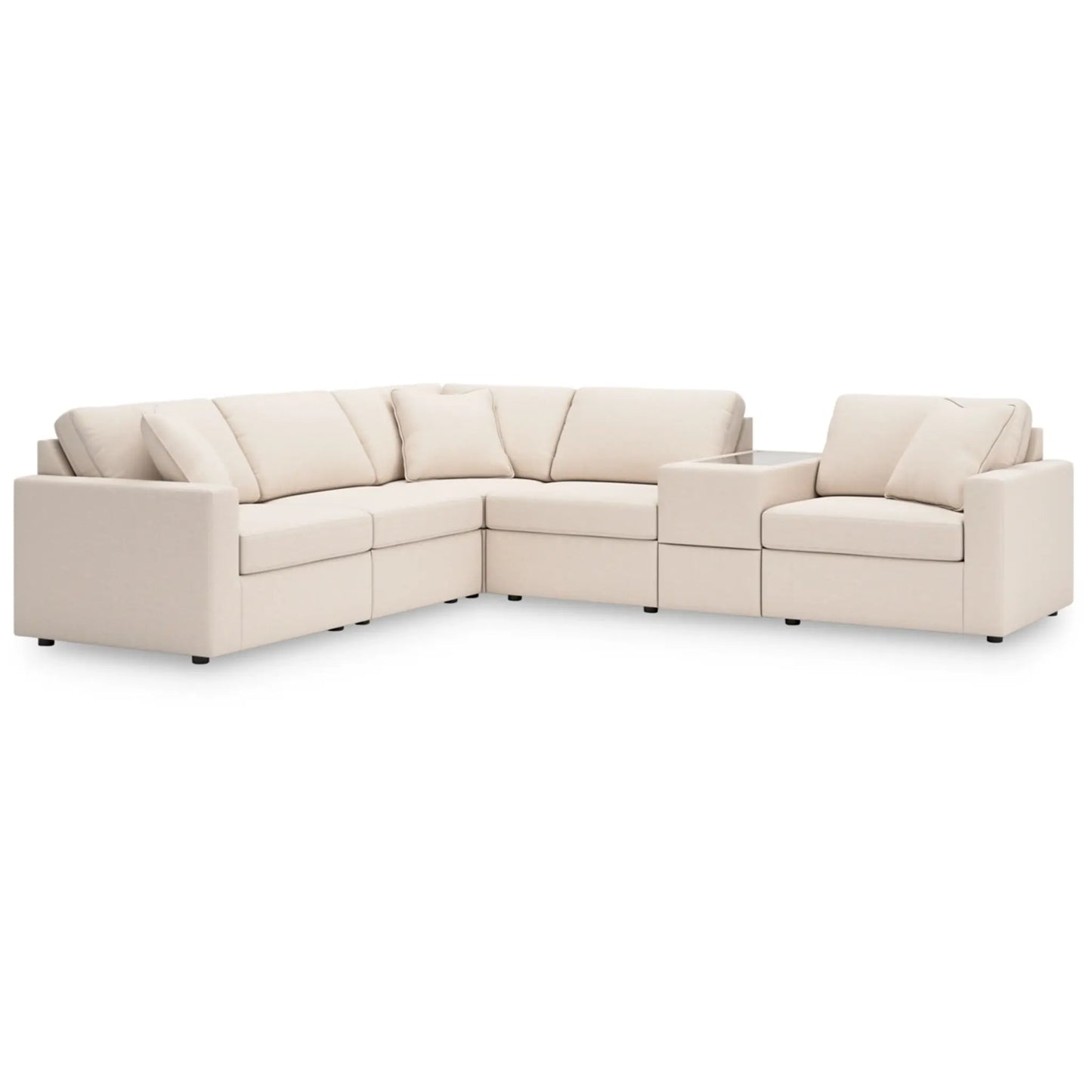 Modmax 6-Piece Modular Sectional - Ink / Oyster / Granite / Spice