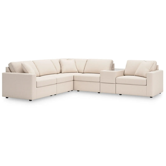 Modmax 6-Piece Modular Sectional - Ink / Oyster / Granite / Spice