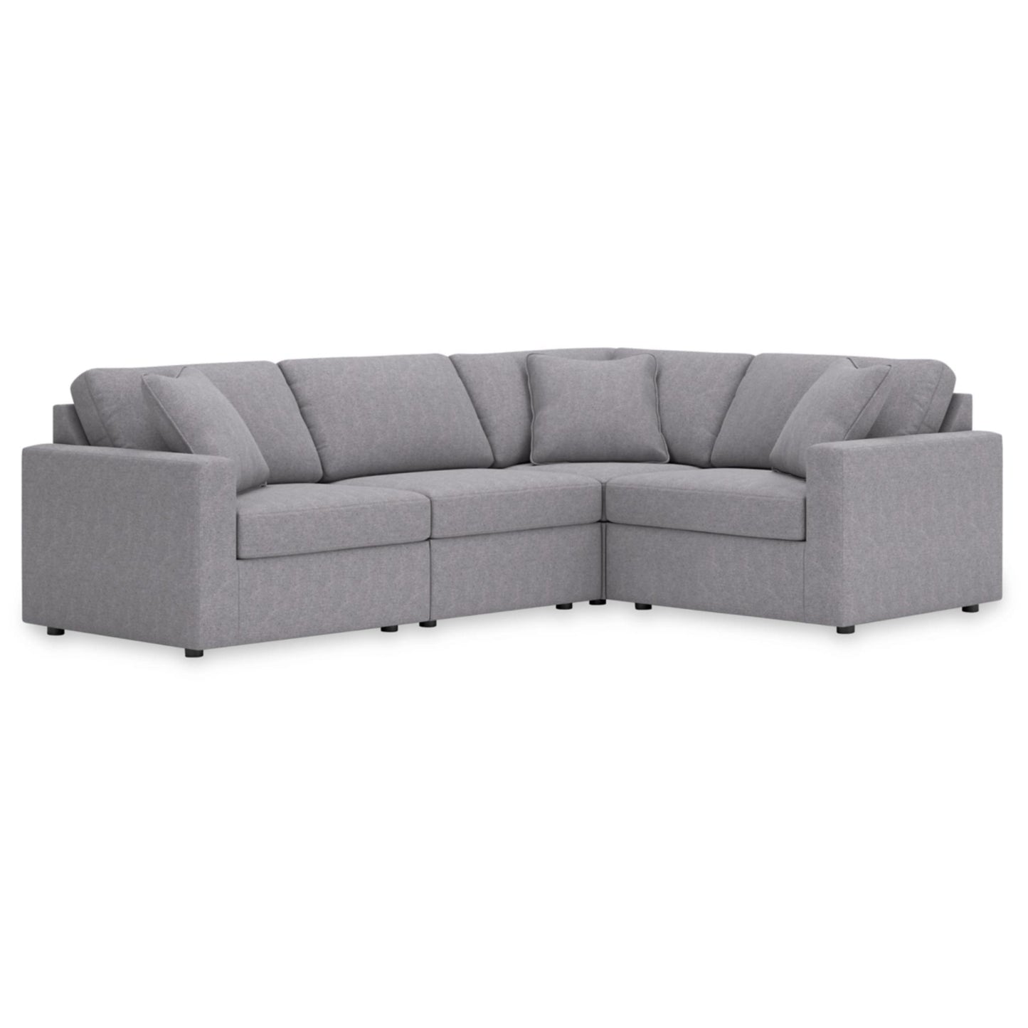 Modmax 4-Piece Modular Sectional - Ink / Oyster / Granite / Spice