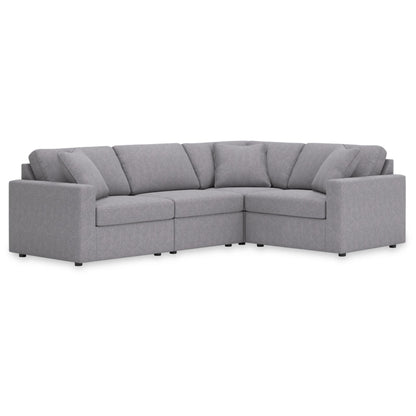 Modmax 4-Piece Modular Sectional - Ink / Oyster / Granite / Spice