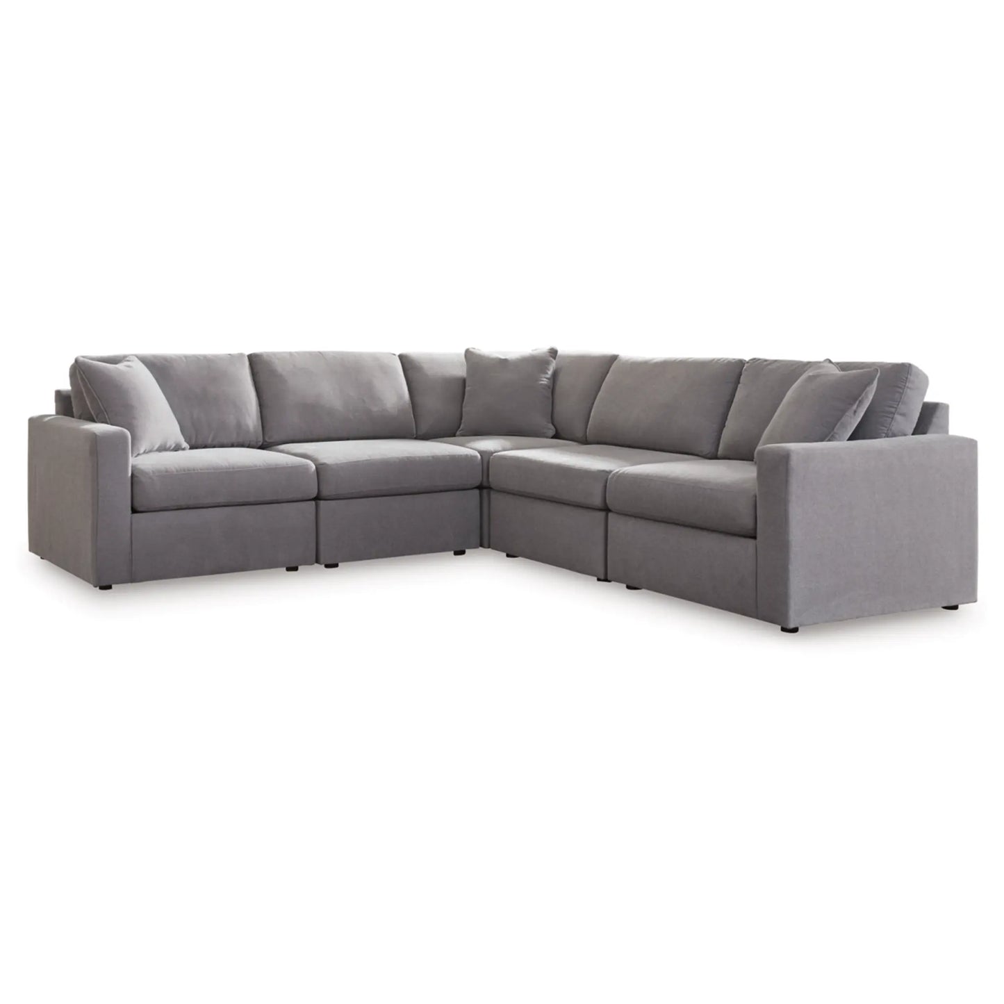 Modmax 5-Piece Modular Sectional -  Ink / Oyster / Granite / Spice