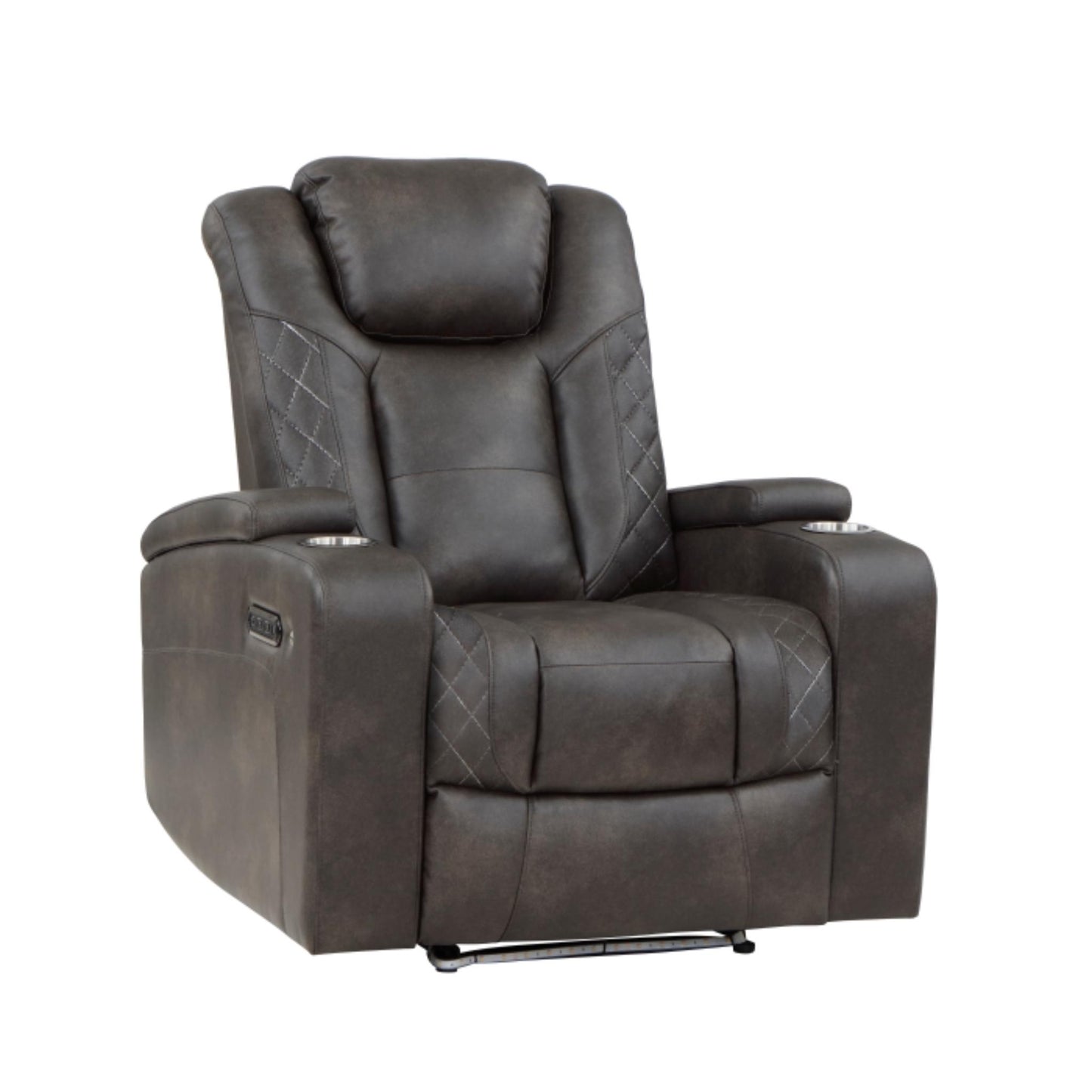 Tabor Dual Power Recliner M9211 - Brownish Grey