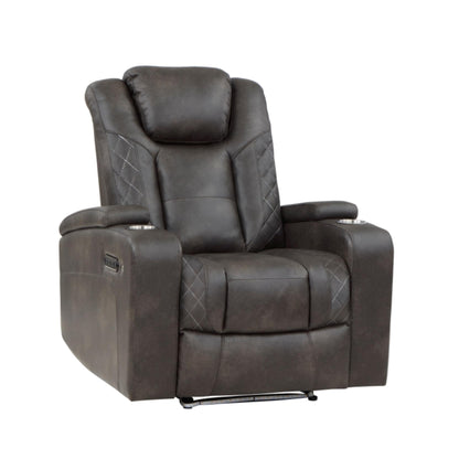 Tabor Dual Power Recliner M9211 - Brownish Grey