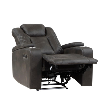 Tabor Dual Power Recliner M9211 - Brownish Grey