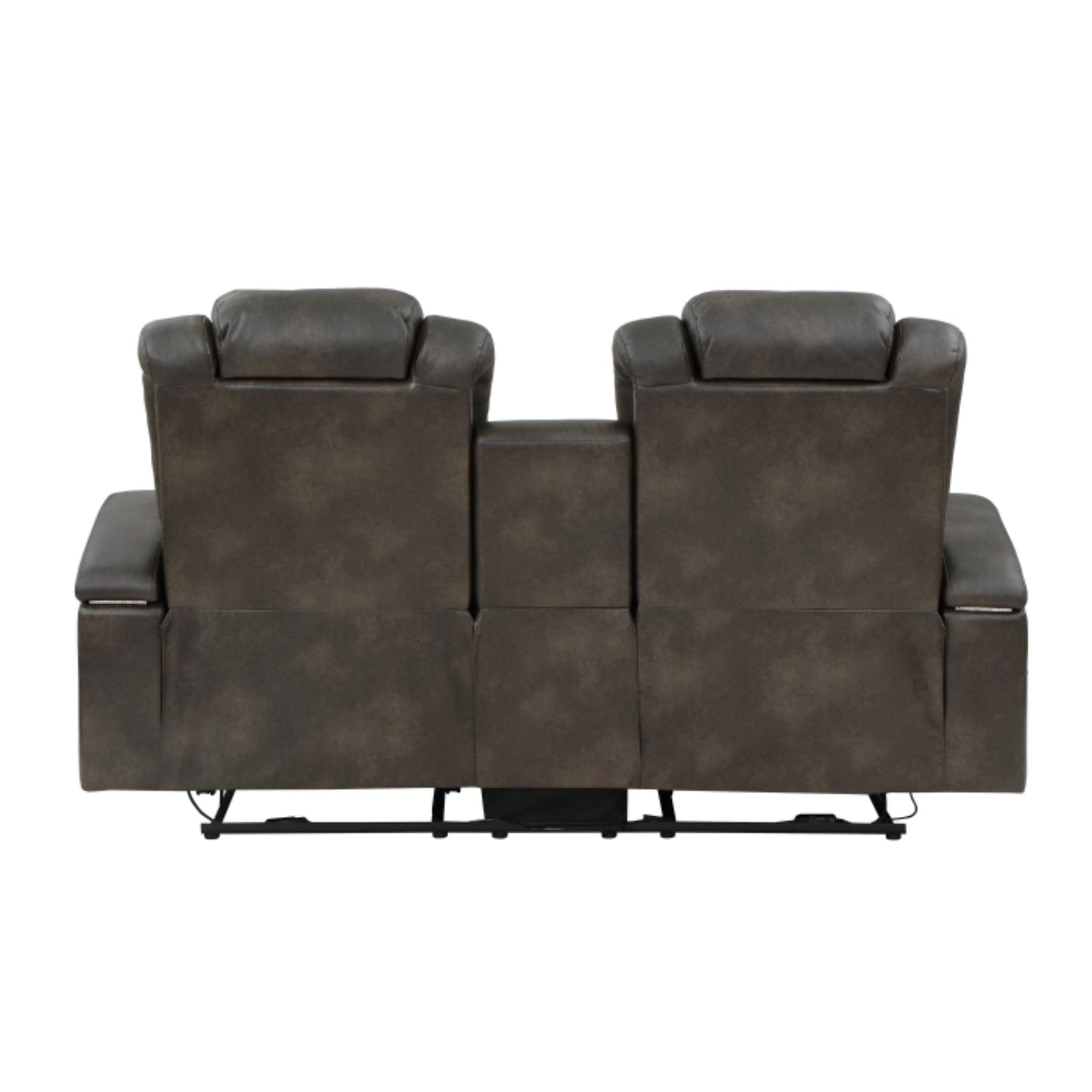 Tabor Dual Power Reclining Loveseat M9211 - Brownish Gray