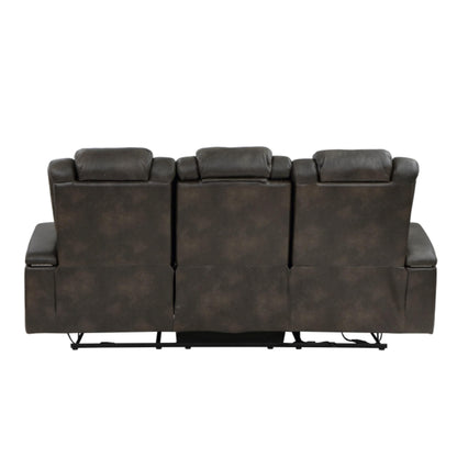 Tabor Dual Power Reclining Sofa M9211 - Brownish Gray