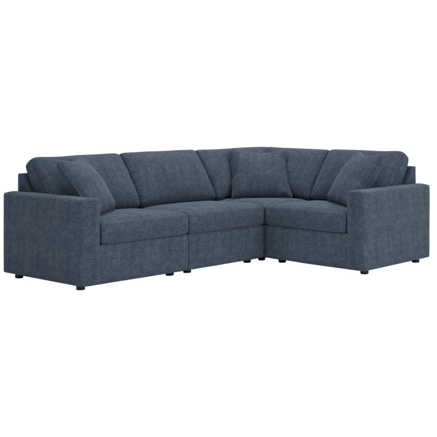 Modmax 4-Piece Modular Sectional - Ink / Oyster / Granite / Spice
