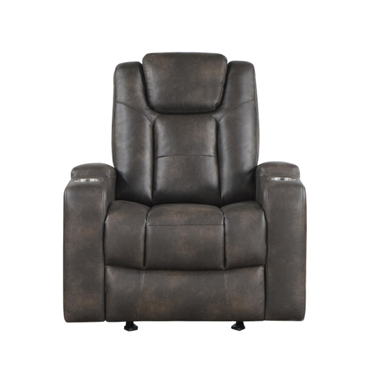 McBride Power Glider Recliner M9213 - Brown - Grey