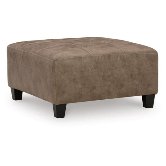 Navi Oversized Accent Ottoman - Fossil