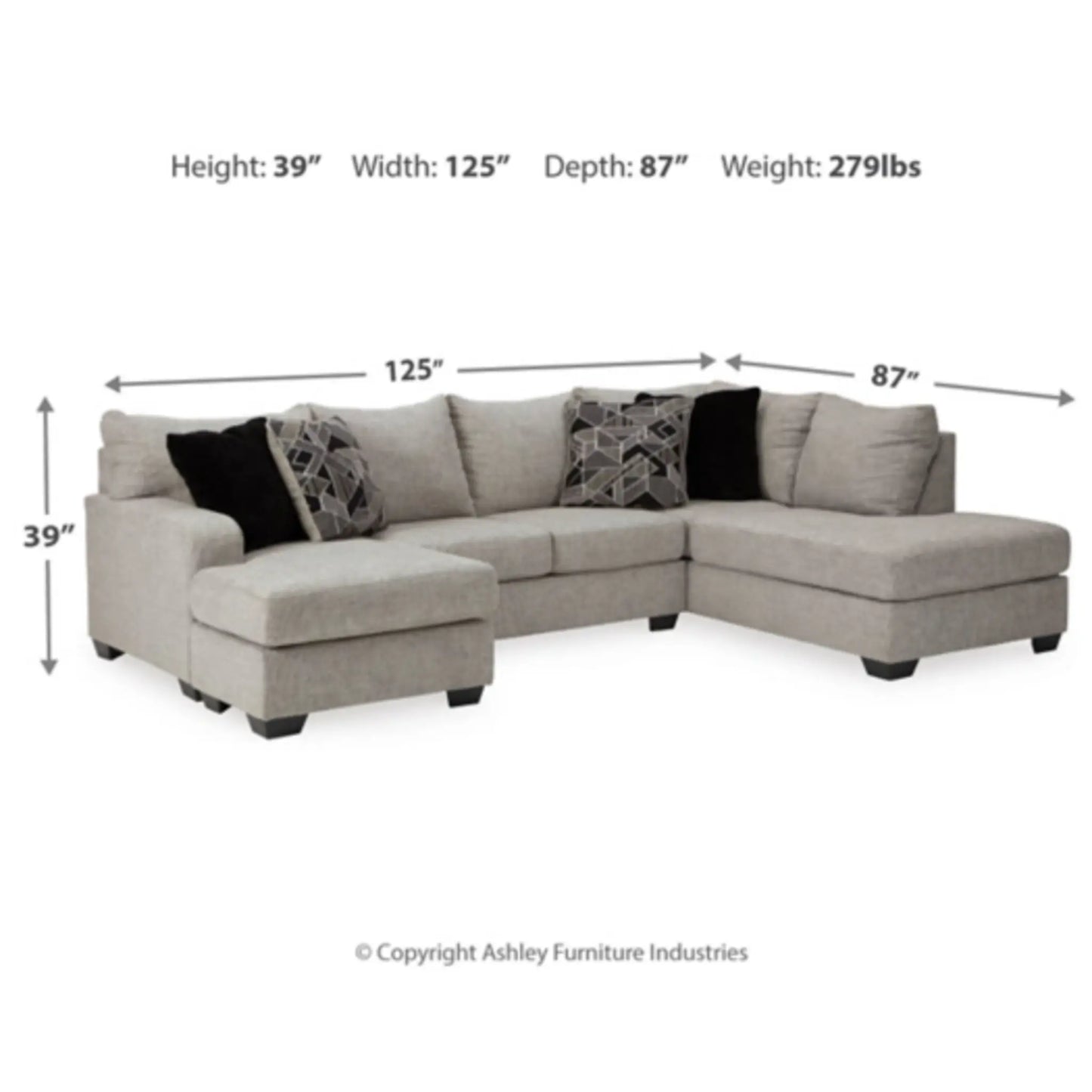 Megginson 2-Piece Sectional with Chaise