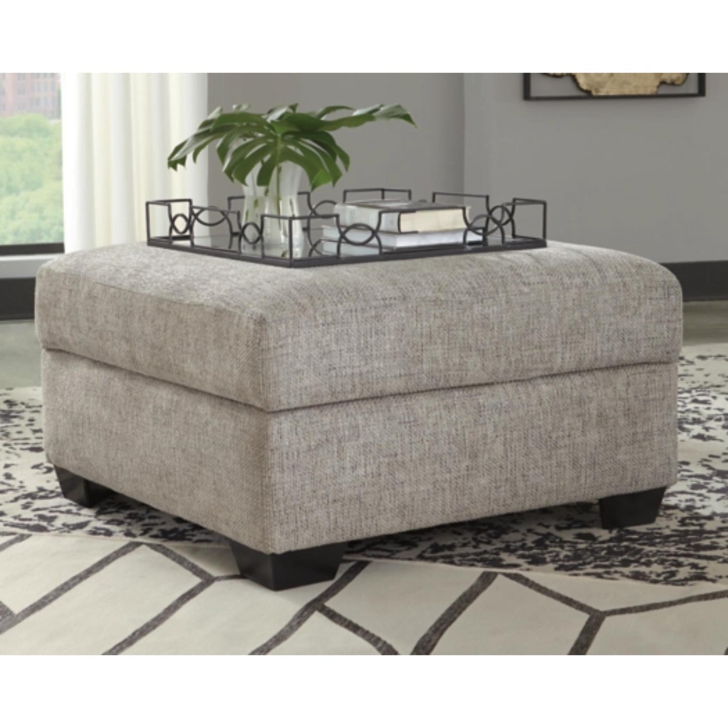 Megginson Ottoman With Storage - Storm