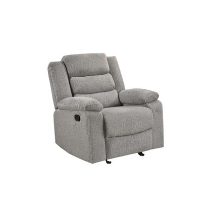 Tyrone Manual Recliner M99072 - Brown-Grey