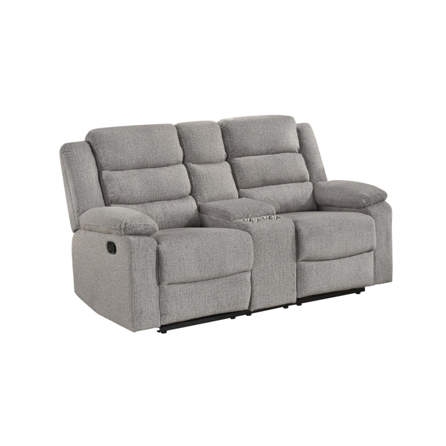 Tyrone Manual Reclining Loveseat M99072 - Brown-Grey