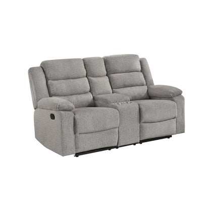 Tyrone Manual Reclining Loveseat M99072 - Brown-Grey