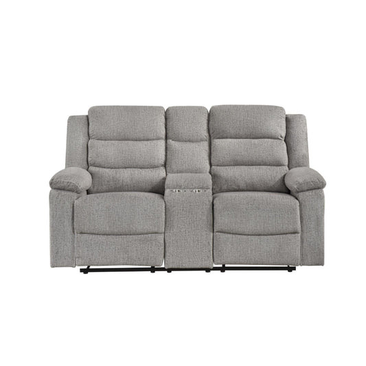 Tyrone Manual Reclining Loveseat M99072 - Brown-Grey