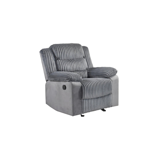 Tyrone Manual Recliner M99072 - Grey