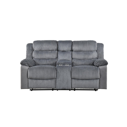 Tyrone Manual Reclining Loveseat M99072 - Grey
