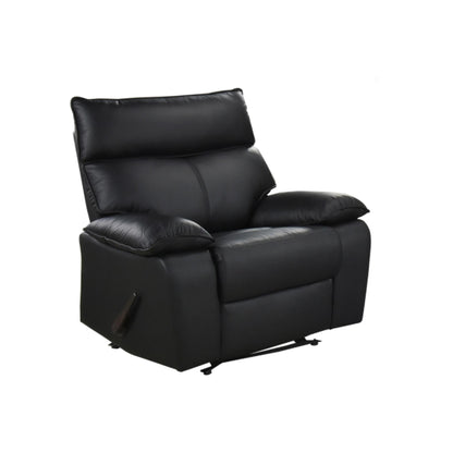 Kandra Manual Recliner M99087 (Genuine Leather) - Beige / Black