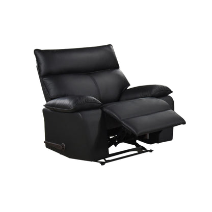 Kandra Manual Recliner M99087 (Genuine Leather) - Beige / Black