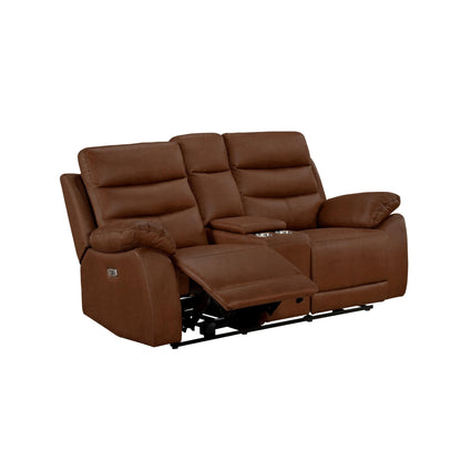 Hammond Power Reclining Loveseat M99090 - Brown / Grey