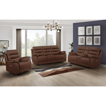 Hammond Power Reclining Sofa M99090 - Grey / Brown