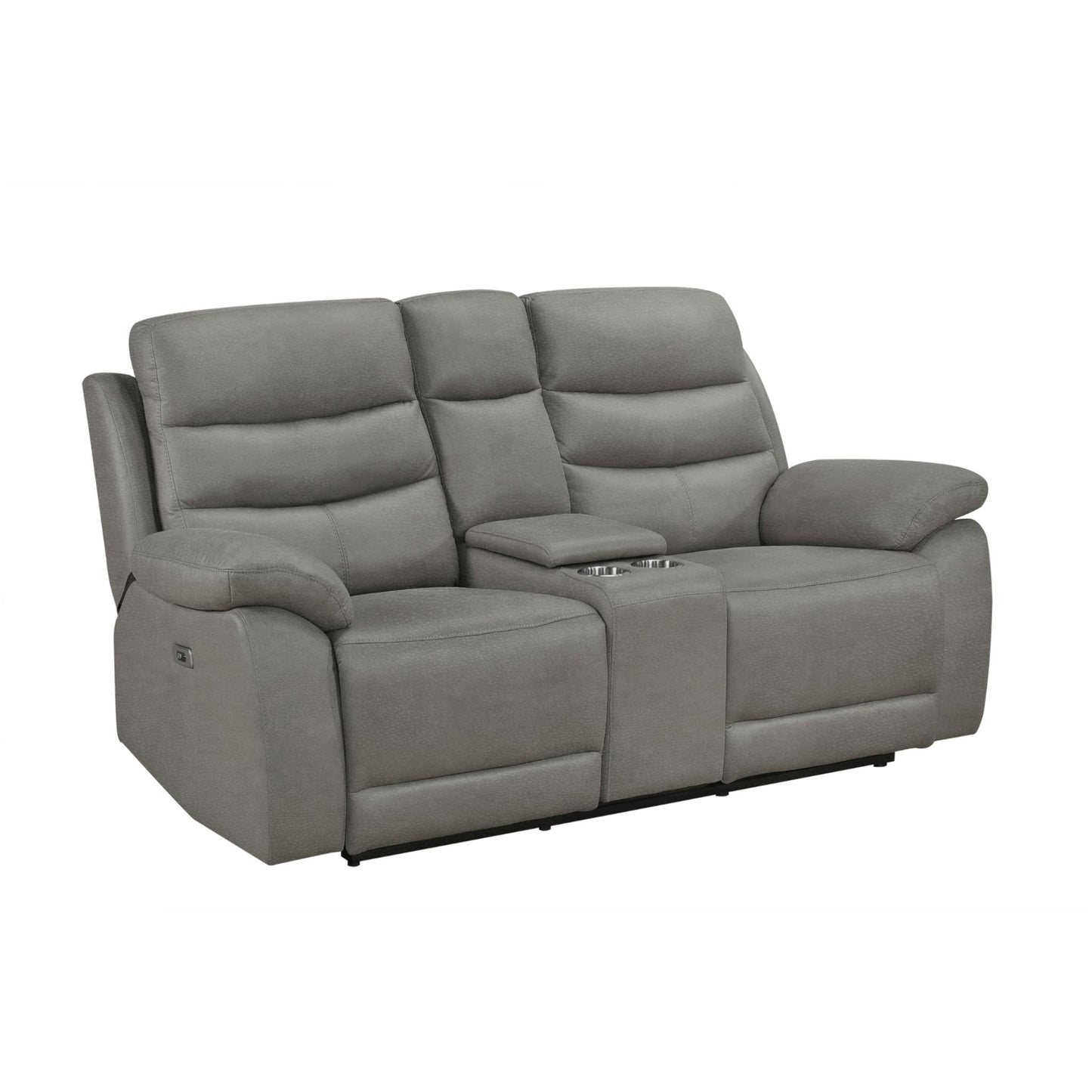 Hammond Power Reclining Loveseat M99090 - Brown / Grey