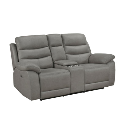 Hammond Power Reclining Loveseat M99090 - Brown / Grey